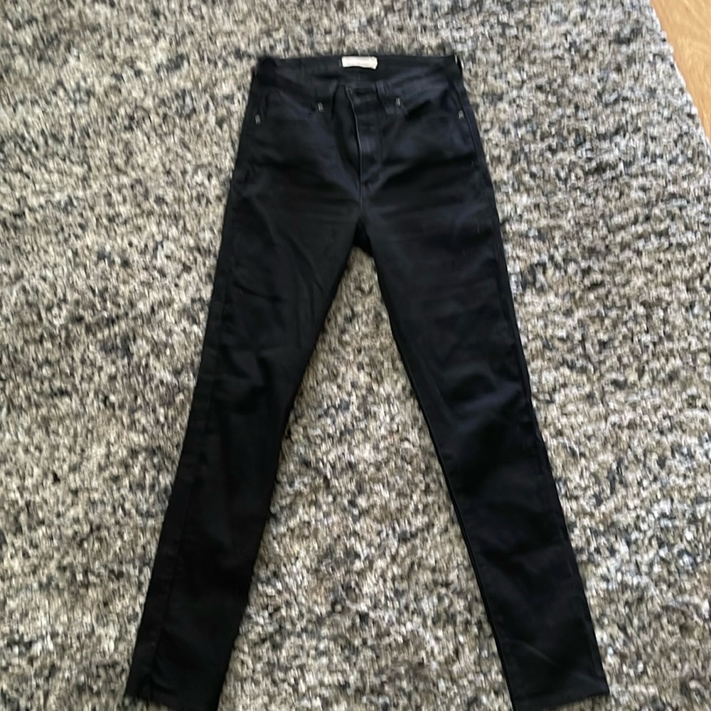 Black Stretchy Levi’s High Rise Skinny 721 29x30 Great Condition